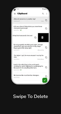 Clipboard - Copy Paste & Notes android App screenshot 5